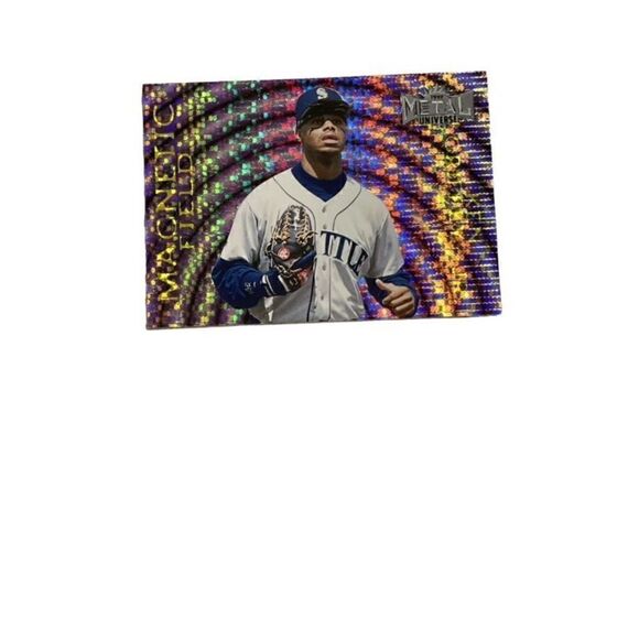1997 fleer metal magnetic field ken Griffey Jr 4/10 rare rare mint condition - Picture 4 of 4